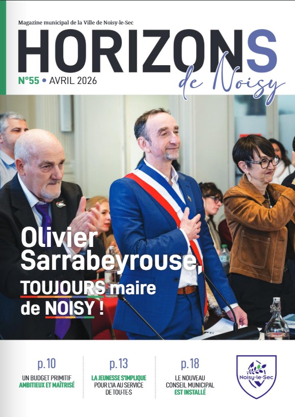 Couverture du journal municipal Horizons de Noisy n°55