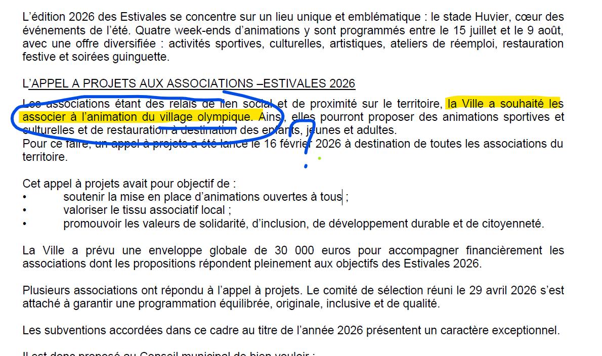 2026 - Village Olympique